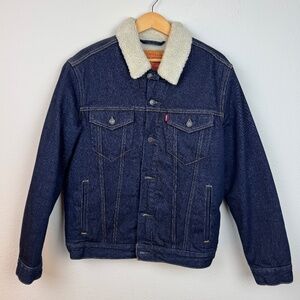 Levi's Sherpa-lined Denim Trucker Jacket